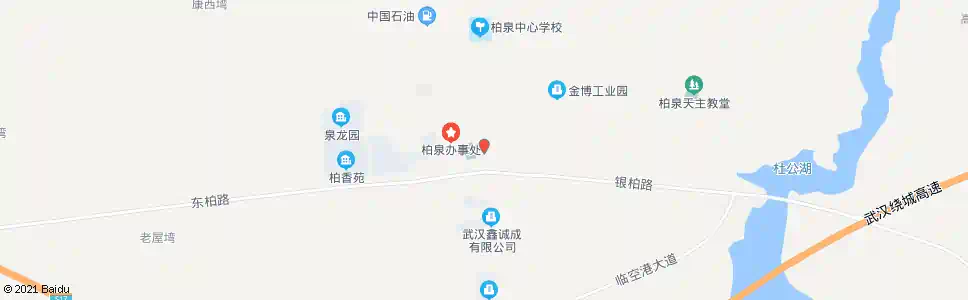 武汉张柏公路窑上湾_公交站地图_武汉公交_妙搜公交查询2025