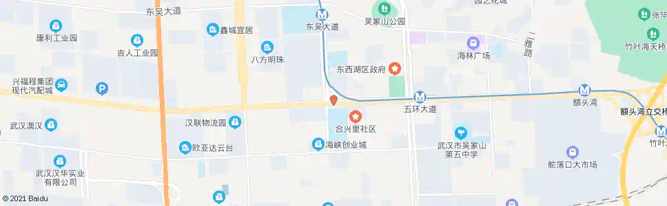 武汉东西湖大道七雄路_公交站地图_武汉公交_妙搜公交查询2025