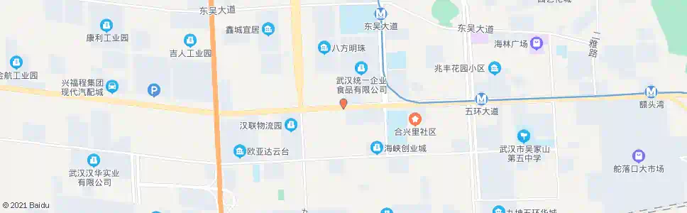 武汉东西湖大道八方路_公交站地图_武汉公交_妙搜公交查询2025