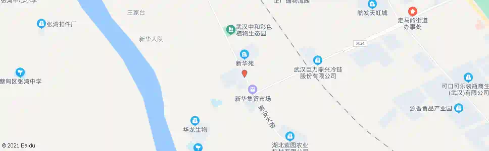 武汉惠安大道新华大队_公交站地图_武汉公交_妙搜公交查询2025