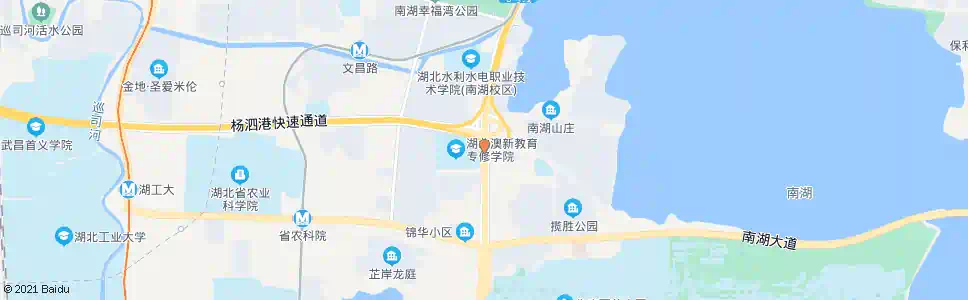 武汉珞狮路澳新学院_公交站地图_武汉公交_妙搜公交查询2025