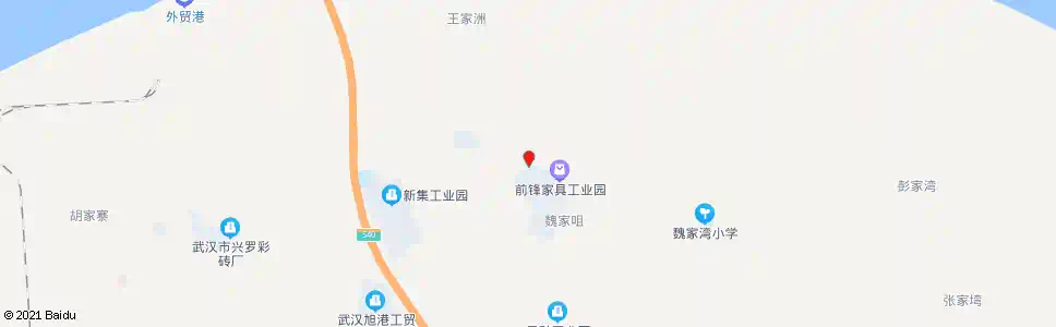 武汉焦沙公路前锋村_公交站地图_武汉公交_妙搜公交查询2025