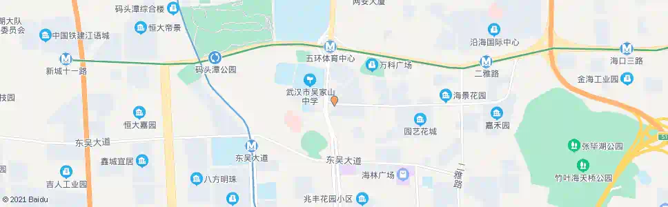 武汉吴中街吴北路_公交站地图_武汉公交_妙搜公交查询2025