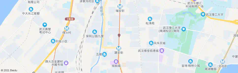 武汉恒安路雅安街_公交站地图_武汉公交_妙搜公交查询2025
