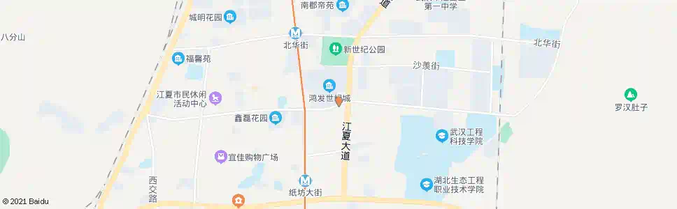 武汉熊廷弼街江夏大道_公交站地图_武汉公交_妙搜公交查询2025