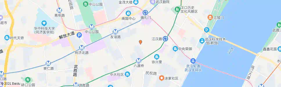 武汉民主一街前进三路_公交站地图_武汉公交_妙搜公交查询2025