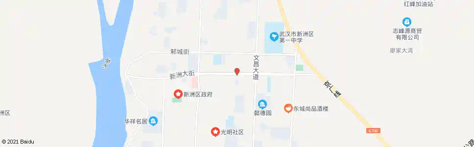 武汉新洲大街邾城派出所_公交站地图_武汉公交_妙搜公交查询2025