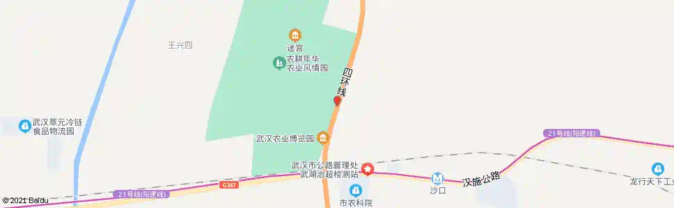 武汉农耕年华_公交站地图_武汉公交_妙搜公交查询2025