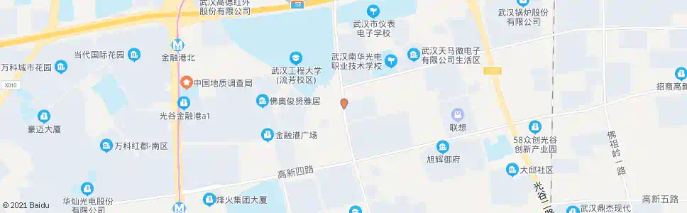 武汉光谷一路流芳园南路_公交站地图_武汉公交_妙搜公交查询2025