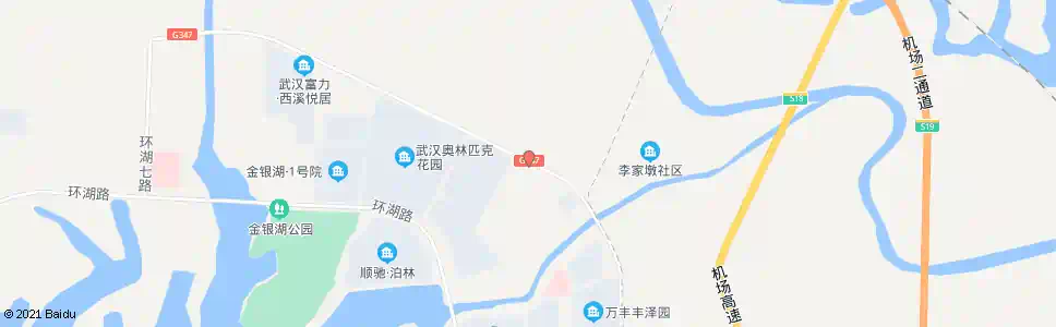 武汉田园东路环湖中路_公交站地图_武汉公交_妙搜公交查询2025