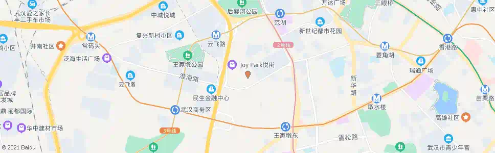 武汉云杉路淮海路_公交站地图_武汉公交_妙搜公交查询2025