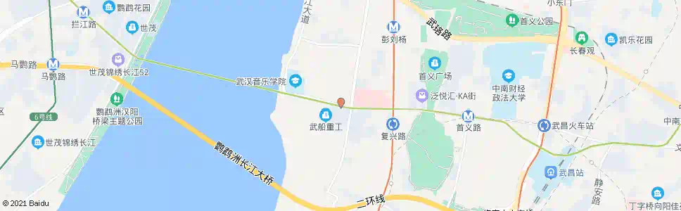 武汉张之洞路解放路_公交站地图_武汉公交_妙搜公交查询2025