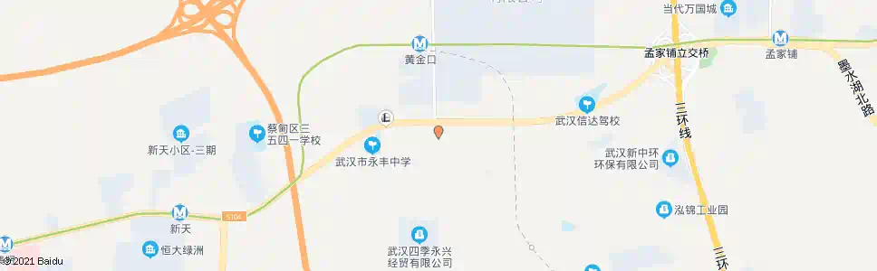 武汉永丰大道董家店_公交站地图_武汉公交_妙搜公交查询2025