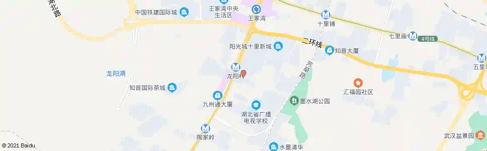 武汉十升二路龙阳大道_公交站地图_武汉公交_妙搜公交查询2025