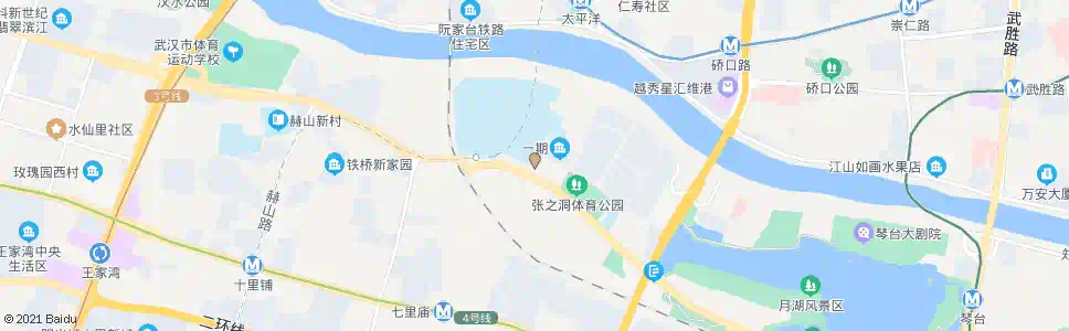 武汉华园侧路琴台大道_公交站地图_武汉公交_妙搜公交查询2025