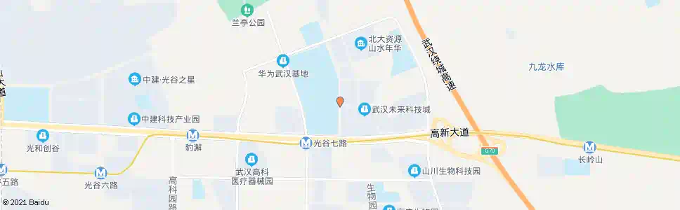 武汉珊瑚北路未来科技城_公交站地图_武汉公交_妙搜公交查询2025