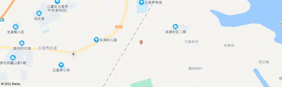 武汉梁子湖大道磨盘严_公交站地图_武汉公交_妙搜公交查询2025