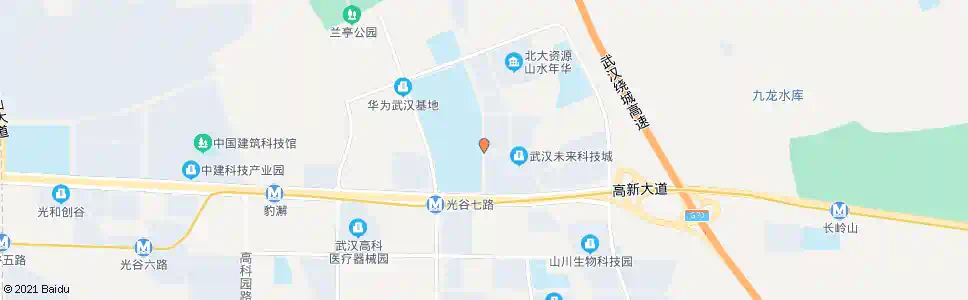 武汉九峰三路未来科技城_公交站地图_武汉公交_妙搜公交查询2025