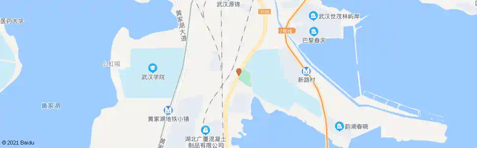 武汉武昌大道新路村_公交站地图_武汉公交_妙搜公交查询2025