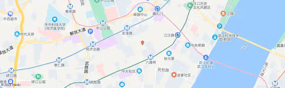 武汉民主一街前进一路_公交站地图_武汉公交_妙搜公交查询2025
