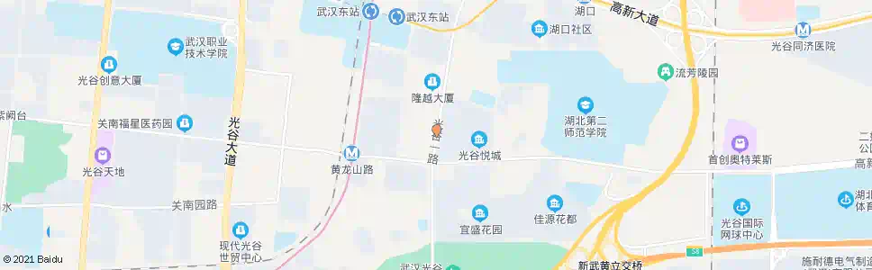 武汉光谷一路曾家垸_公交站地图_武汉公交_妙搜公交查询2025