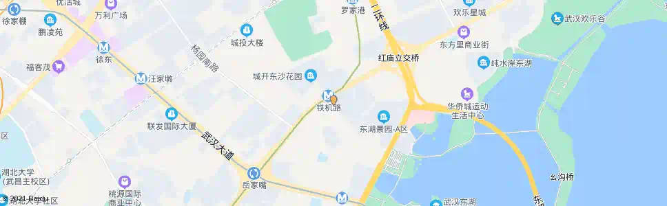 武汉铁机路欢乐大道口_公交站地图_武汉公交_妙搜公交查询2025
