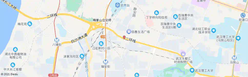 武汉雄楚大道BRT静安路站_公交站地图_武汉公交_妙搜公交查询2025