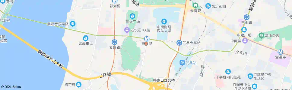 武汉首义路轻机_公交站地图_武汉公交_妙搜公交查询2025