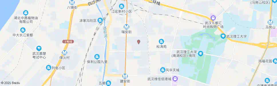 武汉瑞安街中央花园_公交站地图_武汉公交_妙搜公交查询2025