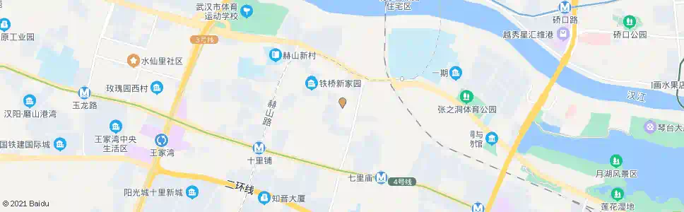 武汉玫瑰街罗七路口_公交站地图_武汉公交_妙搜公交查询2025