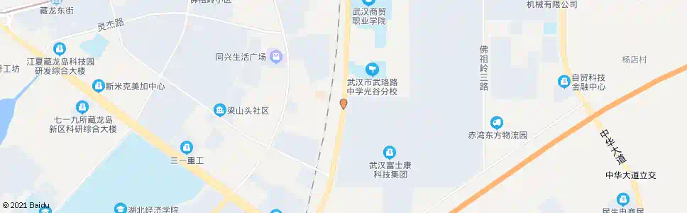 武汉光谷二路富士康F区_公交站地图_武汉公交_妙搜公交查询2025