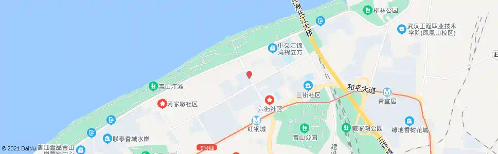 武汉建设八路红钢二街_公交站地图_武汉公交_妙搜公交查询2025