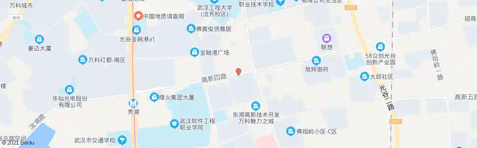 武汉高新四路万科魅力之城_公交站地图_武汉公交_妙搜公交查询2025
