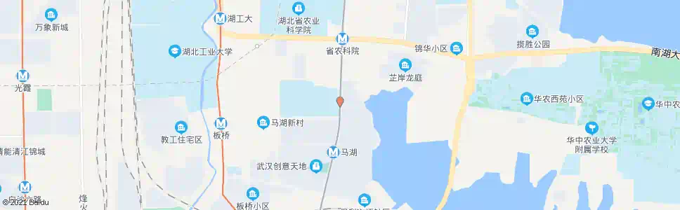 武汉野芷湖西路马湖新区_公交站地图_武汉公交_妙搜公交查询2025