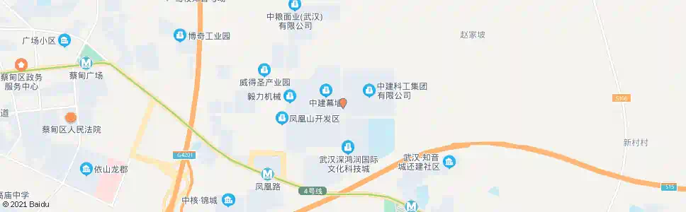 武汉五贤路中建钢构_公交站地图_武汉公交_妙搜公交查询2025