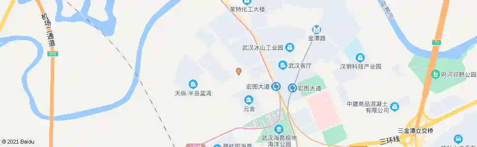 武汉银潭路二十三号路_公交站地图_武汉公交_妙搜公交查询2025