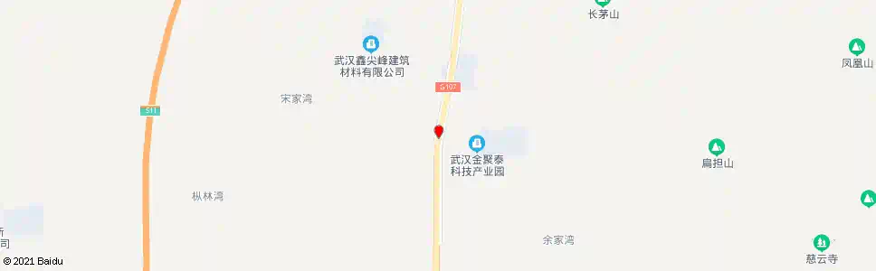武汉107国道钟家畈_公交站地图_武汉公交_妙搜公交查询2025