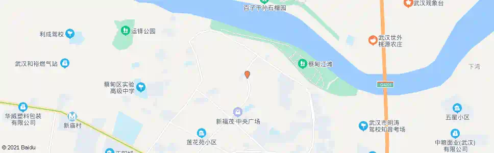 武汉新福路龙家巷_公交站地图_武汉公交_妙搜公交查询2025
