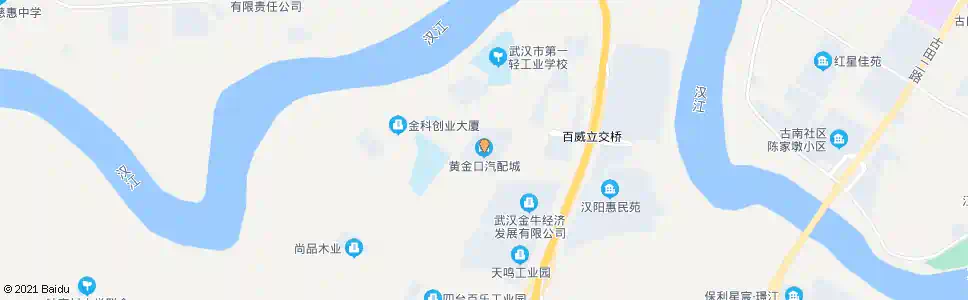 武汉什湖大道黄金口汽配城_公交站地图_武汉公交_妙搜公交查询2025