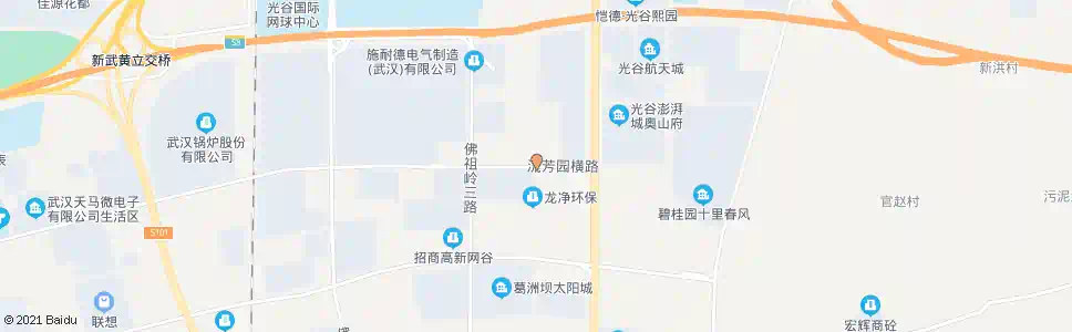武汉流芳园横路光谷三路_公交站地图_武汉公交_妙搜公交查询2025