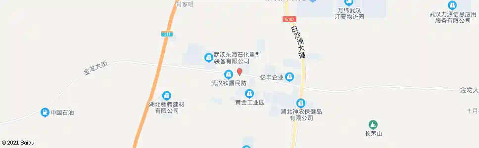 武汉金龙大街同心村_公交站地图_武汉公交_妙搜公交查询2025