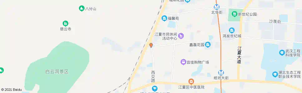 武汉西交路纸坊火车站_公交站地图_武汉公交_妙搜公交查询2025