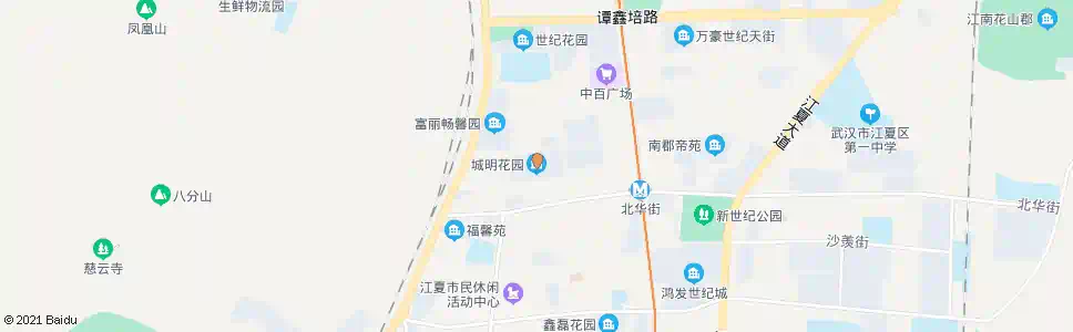 武汉城明花园_公交站地图_武汉公交_妙搜公交查询2025
