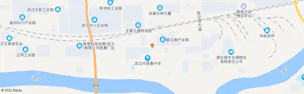武汉惠安大道七雄路口_公交站地图_武汉公交_妙搜公交查询2025