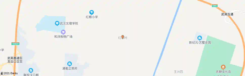 武汉红联村_公交站地图_武汉公交_妙搜公交查询2025
