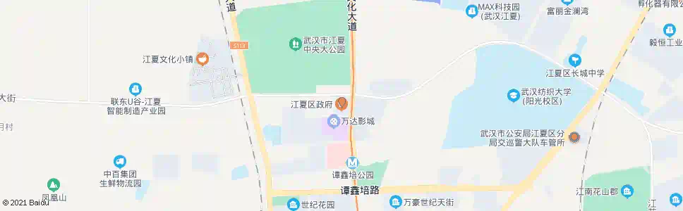 武汉江夏老区政府_公交站地图_武汉公交_妙搜公交查询2025