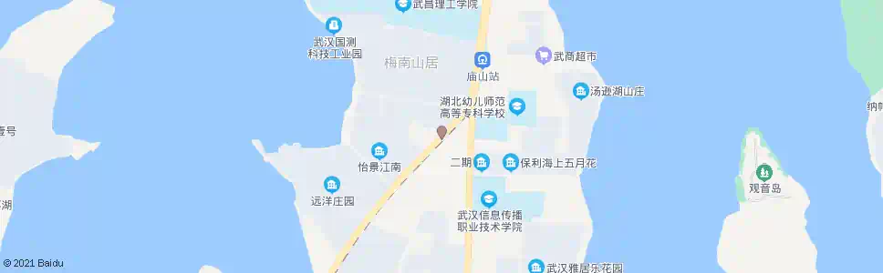 武汉阳光大道庙山新村_公交站地图_武汉公交_妙搜公交查询2025
