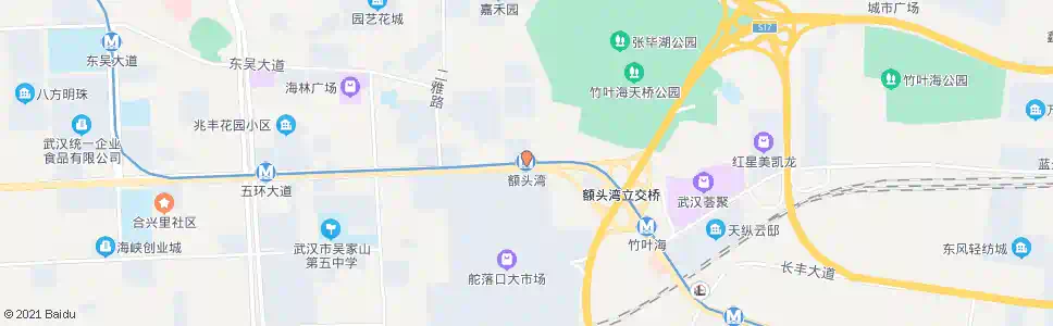 武汉额头湾站_公交站地图_武汉公交_妙搜公交查询2025
