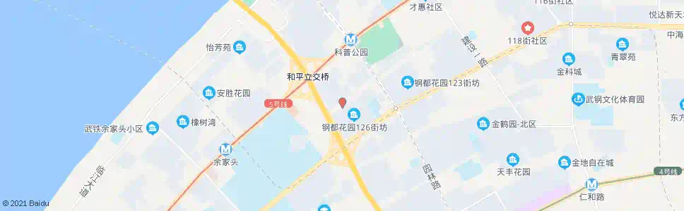 武汉南干渠路126街_公交站地图_武汉公交_妙搜公交查询2025