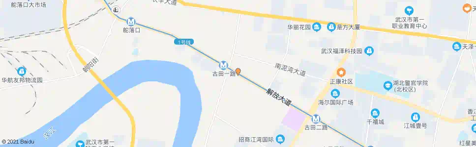 武汉解放大道易家墩_公交站地图_武汉公交_妙搜公交查询2025